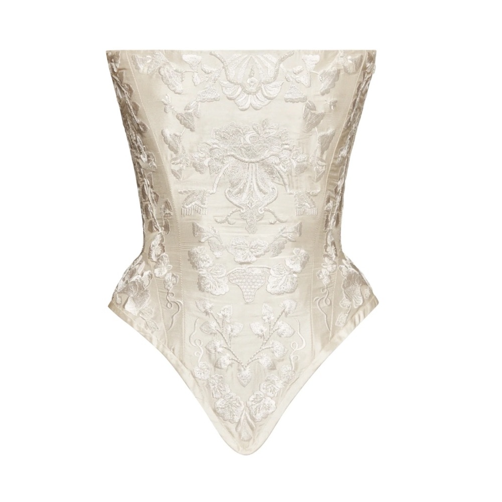 Annie's Ibiza bridal Aphrodite Corset ($2271) Florence Dress Ivory ($1349) - Picture 9 of 11